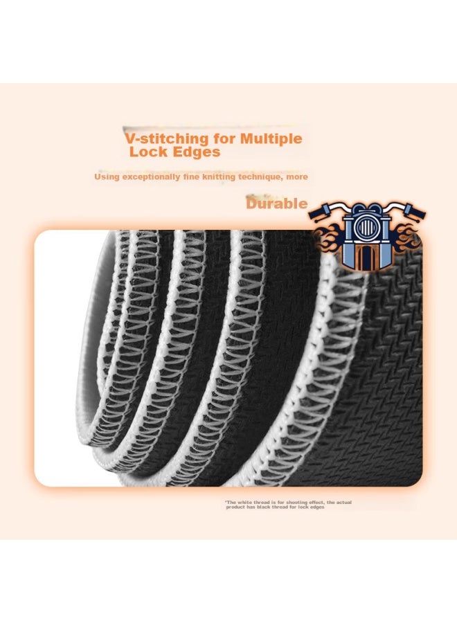 Lesailes Feidun Mouse Pad For Gaming And Office, Solid Color Special Small Computer Desk Pad, Smooth Woven Edge-banded Thickened Non-slip Base, Vintage Motorcycle Design, 300x250x3mm - Image 4