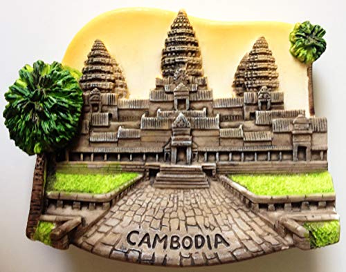 WitnyStore Tiny 2⅞" Angkor Wat SIEM Reap Cambodia Magnet - Miniature Hand Made Resin 3D Asia Landmark Tourist Attractions Decorative Refrigerator Fridge Magnets Collectible Traveler Souvenirs Gifts - Image 4