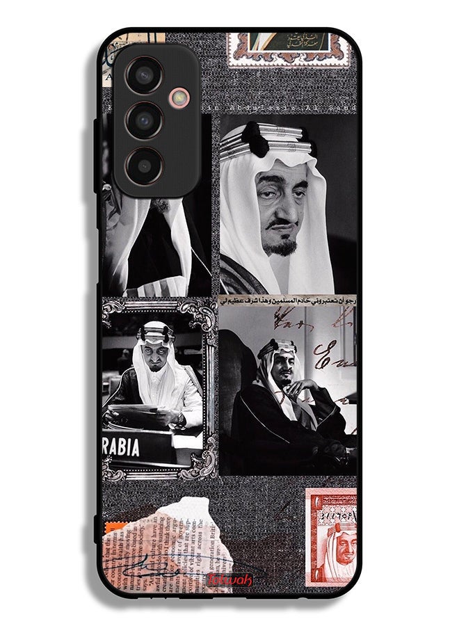 Tolwak Samsung Galaxy M13 Protective Case Cover King Faisal Vintage Poster - Image 2