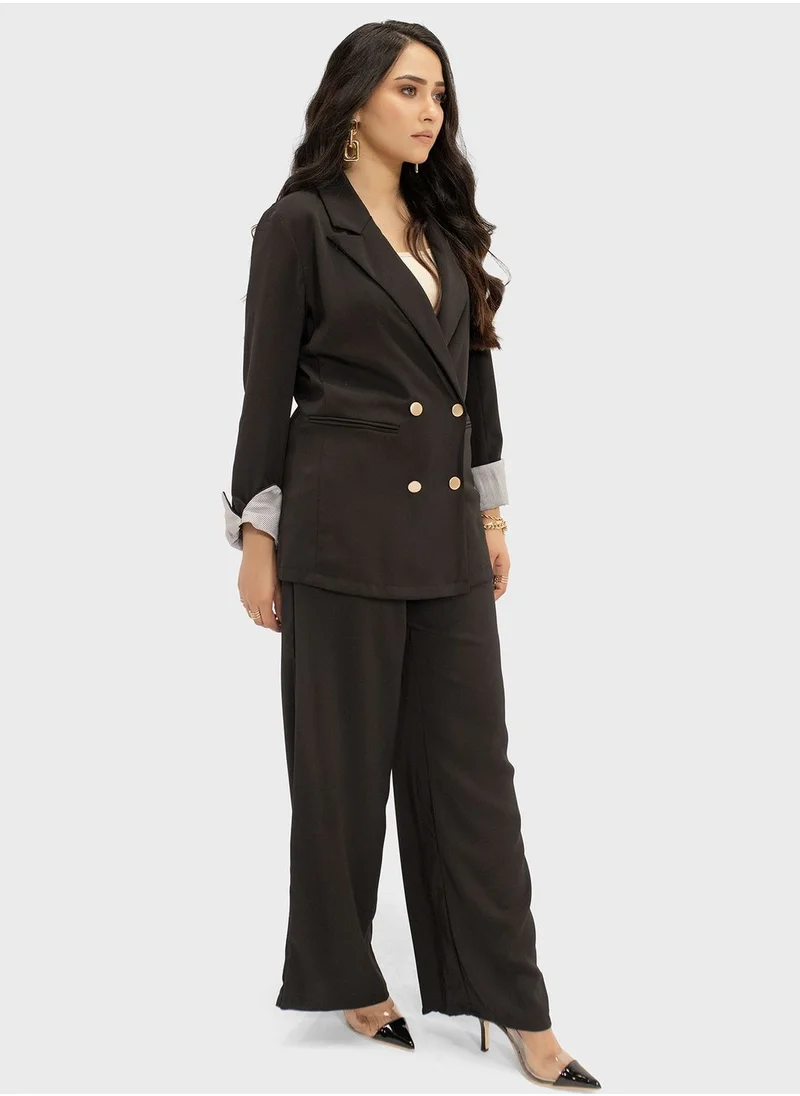 Hassal Double Breasted Suit & Pant Sets