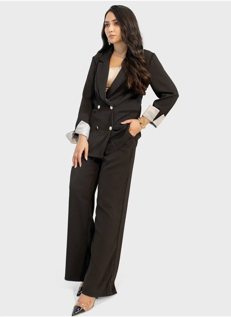 Hassal Double Breasted Suit & Pant Sets