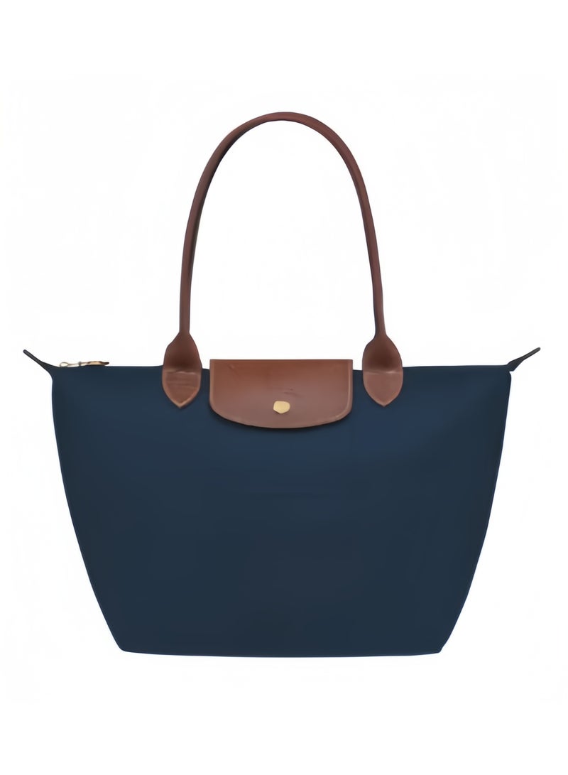 Longchamp Women's Medium Tote Bag, Handbag, Shoulder Bag Navy Classic Style - Image 1