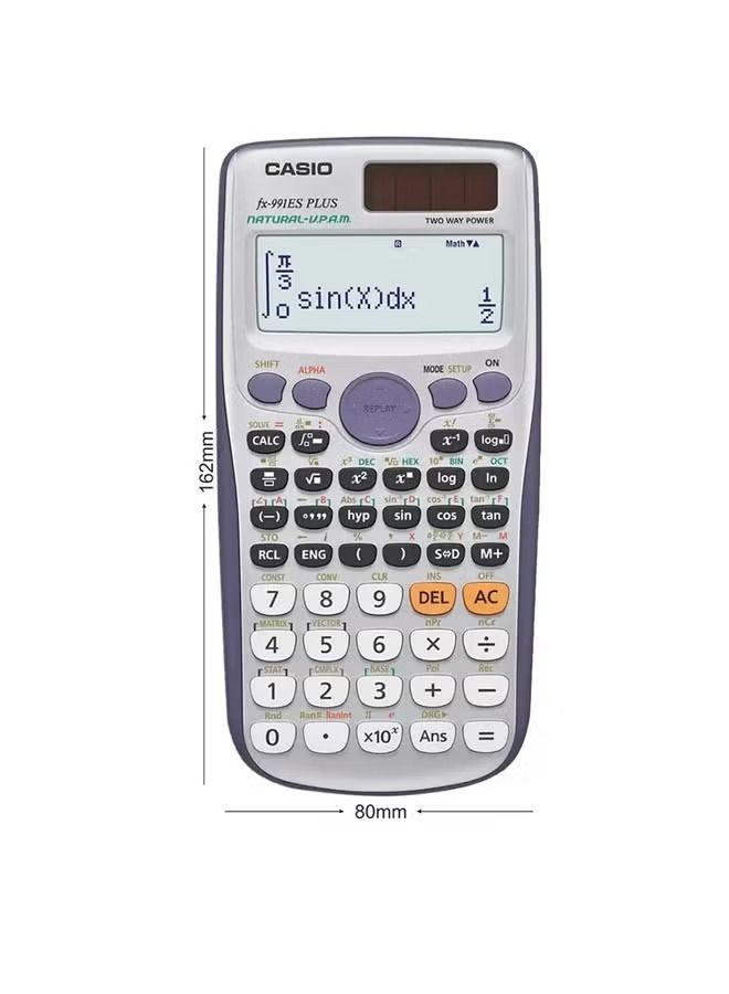 Generic 12-Digit Non-Programmable Scientific Calculator White/Grey  - Image 3
