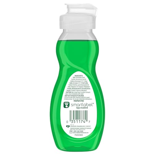 PALMOLIVE Dishwashing Liquid, Travel Dish Soap, Original Scent, Green, 3 Fluid Ounce Bottle (Case of 72) - Total of 216 Fluid Ounces - Dishwashing Liquid - Kitchen Soap & Cleaning Supplies - Image 2