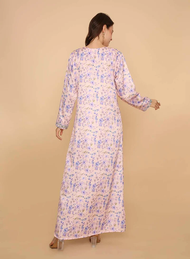 HANA & SARA Unique design womens long arabic kaftan jalabiya dress