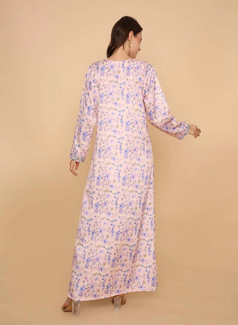 HANA & SARA Unique design womens long arabic kaftan jalabiya dress - Image 2