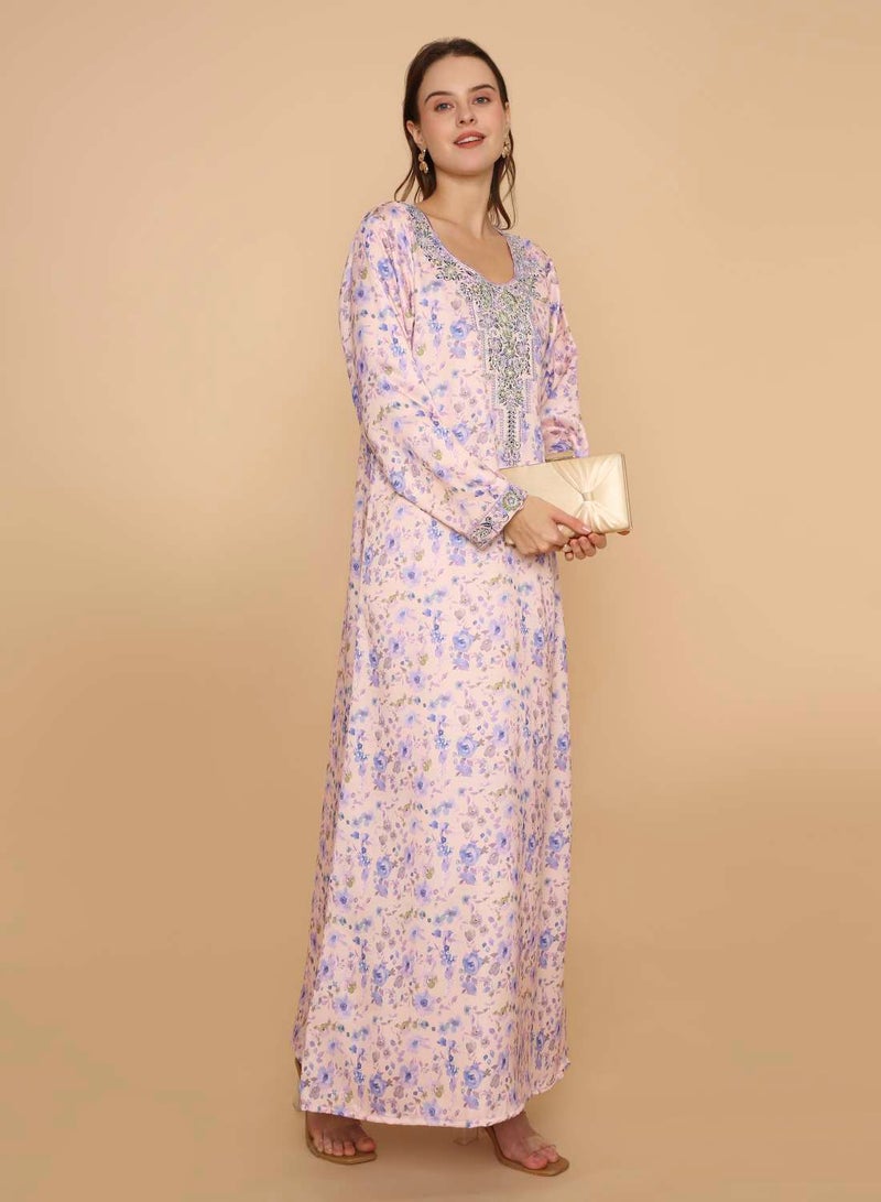 HANA & SARA Unique design womens long arabic kaftan jalabiya dress - Image 5