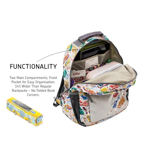 ZOOKEEPER School Bag for Boys & Girls Kids School Bags for 2-5 Years Lightweight, Water-Resistant Backpack for Toddlers, Preschool & Nursery Cute Jungle Design (Green Jungle, 8 Litres) - Image 2