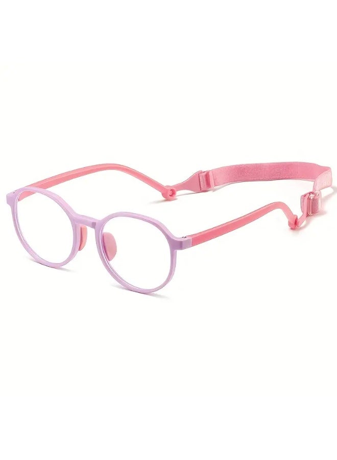 سينت هاوس زوج واحد من النظارات - حزام مطاطي مضاد للضياع، متغير اللون (بدون وصفة طبية) - نظارات دائرية بدون وصفة طبية، ومناسب للحفلات ذات الطابع الخاص، وملابس كاجوال - مريحة وملحقاتها (مع حافظة نظارات)، نظارات زرقاء مانعة للضوء، نظارات طبية - Image 5