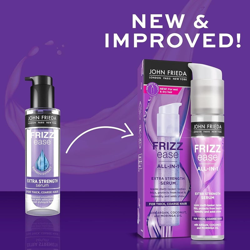 John Frieda Frizz-Ease Extra Strength 6 Effect Serum, 1.69 Ounce (3 Pack) - Image 5