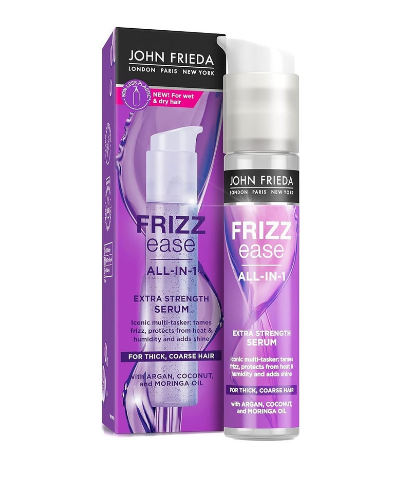 John Frieda Frizz-Ease Extra Strength 6 Effect Serum, 1.69 Ounce (3 Pack) - Image 1