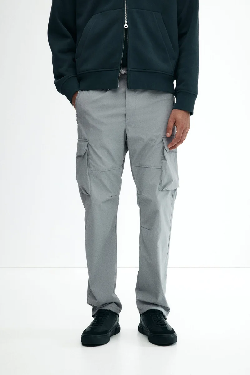 H&M Regular Fit Nylon cargo trousers