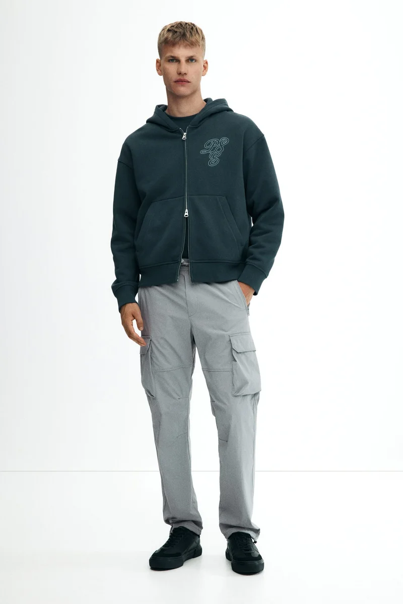 H&M Regular Fit Nylon cargo trousers
