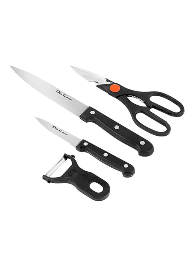 DELCASA Cutting Board With Knife Set Multicolour - Image 1