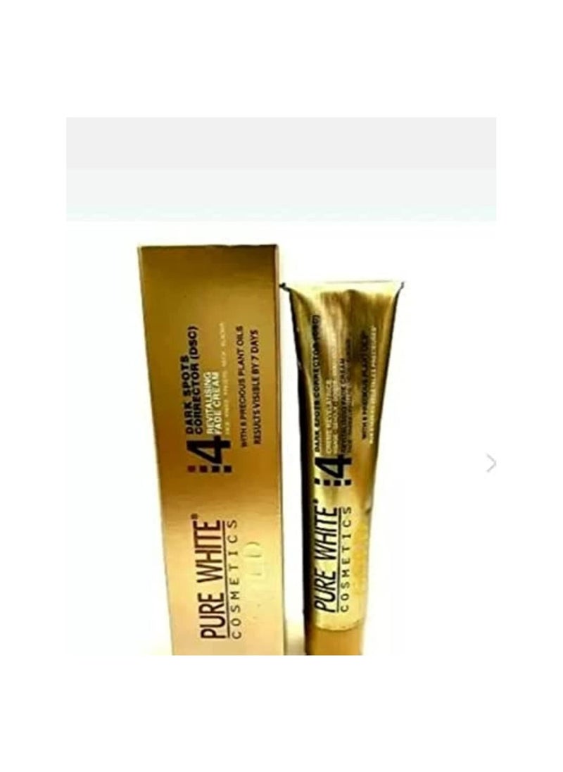 Pure White Cosmetics Gold Glowing 4 Lightening & Corrective Cream for Lightening Dark Spots, 40g  - Image 2