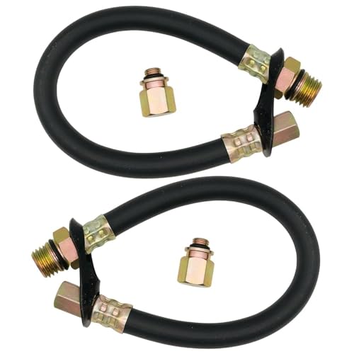 BrJJrYRu 2 Pack Engine Flex Drain Hose Compatible With Kubota Z412 Z122R 510440902 510440902 Compatible With Kawasaki FH FR FS FT FX Engine Models and Compatible With Toro MX5060 FX730V - Image 1