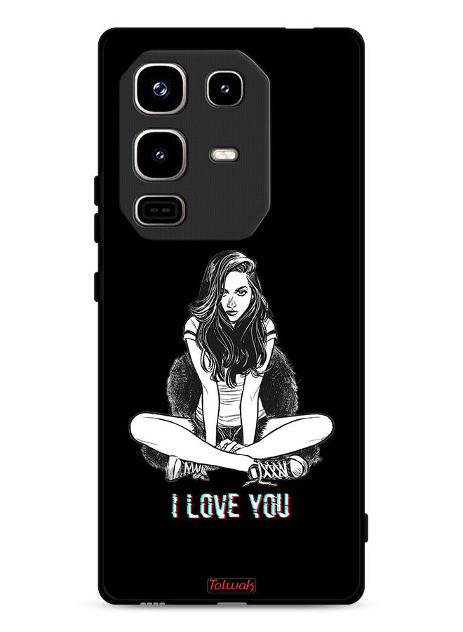 Tolwak Infinix Note 50 Pro 4G Protective Case Cover I Love You Art - Image 1