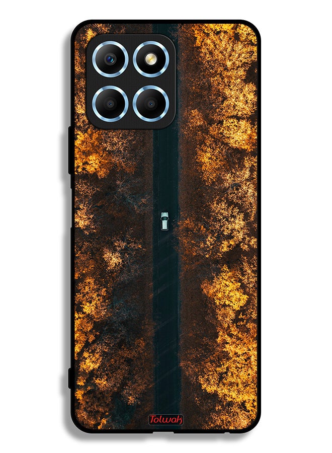 Tolwak Honor X8 5G Protective Case Cover Road In Autumn Trees - Image 2