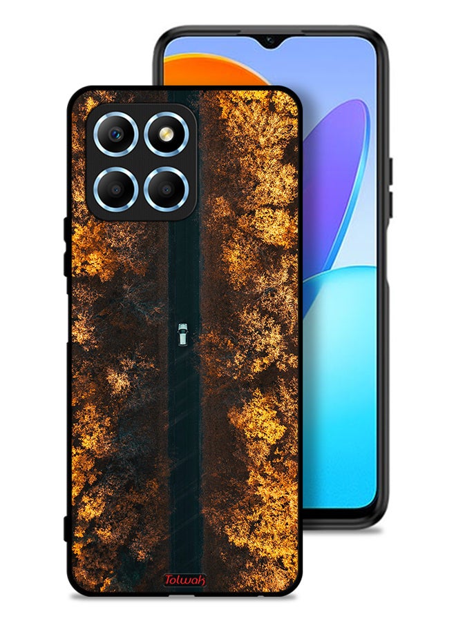 Tolwak Honor X8 5G Protective Case Cover Road In Autumn Trees - Image 1