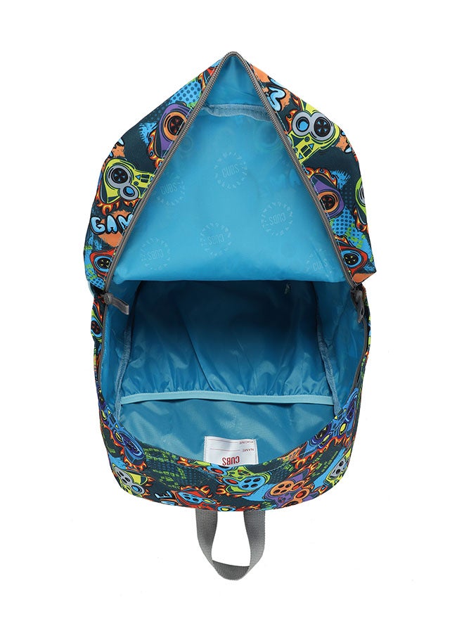 CUBS Printed Waterproof Kids 28L Backpack with zip closure Ideal for 6-12 years age group, Compatible with 15" Laptop - Image 4