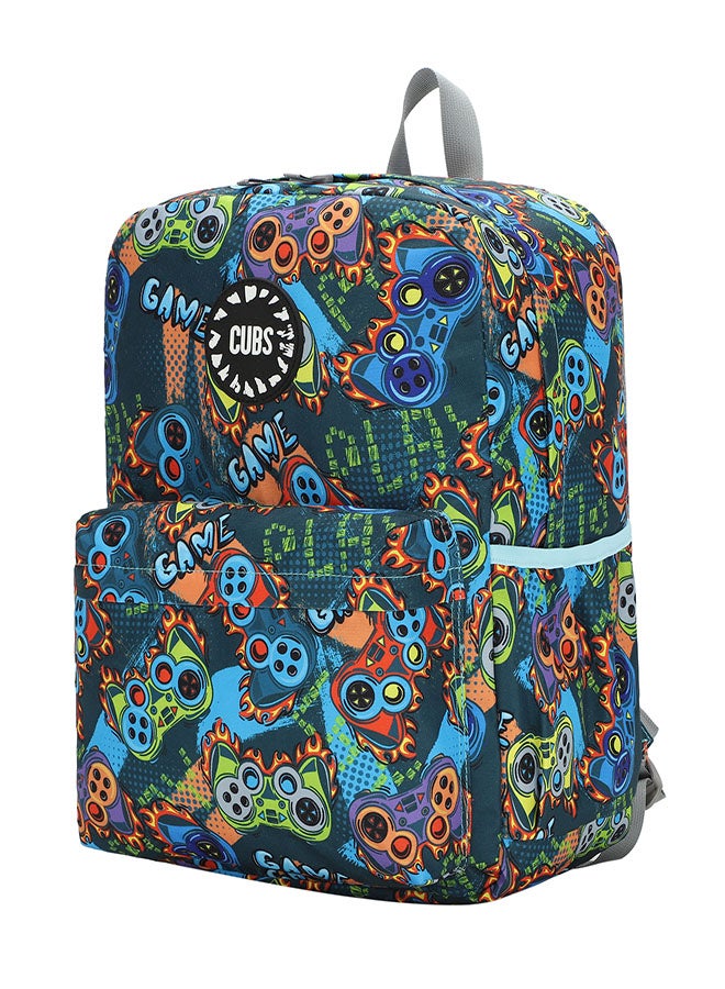 CUBS Printed Waterproof Kids 28L Backpack with zip closure Ideal for 6-12 years age group, Compatible with 15" Laptop - Image 2