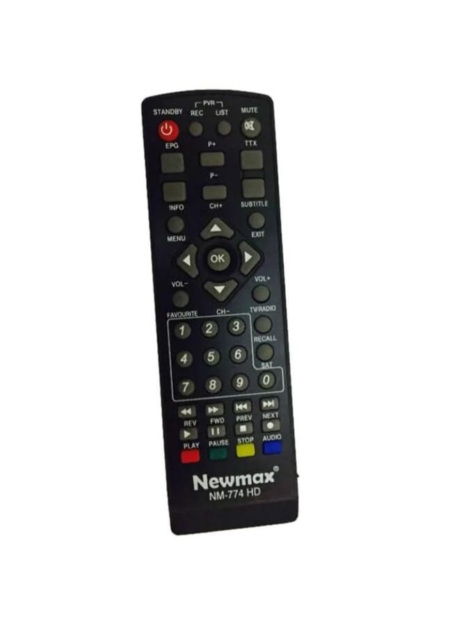 Newmax - Satellite Receiver Remote Control Black - Image 1