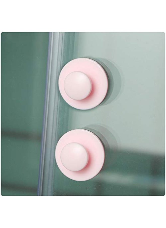 10 Pieces Self Stick Drawer Knobs Pull Handle 3M Cabinet Knobs Drawer Auxiliary Pulls Handle Helper Kitchen Sliding Door Window Wardrobe Handle Sticker Cupboard Knobs Brown