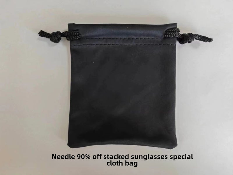 Generic New Foldable Polarized Sunglasses Women UV Protection Needle-folding sunglasses cloth bag 