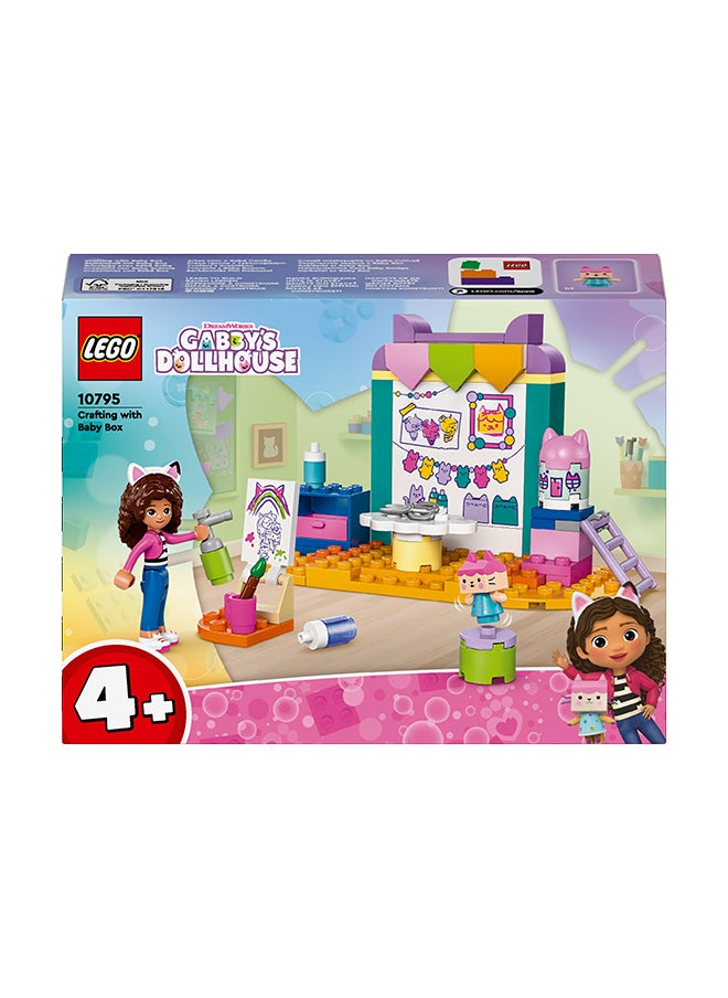 LEGO Gabby’S Dollhouse Crafting With Baby Box Pretend-Play Toy For Kids, Creative Painting Craft Set, Girls’ And Boys’ Learning Playset For Children Aged 4 And Over 10795 (60 Pieces)  - Image 2