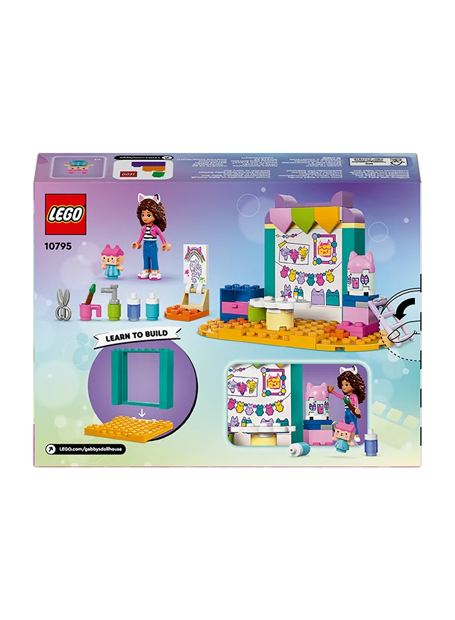 LEGO Gabby's Dollhouse Crafting with Baby Box 10795 (60) Pieces
