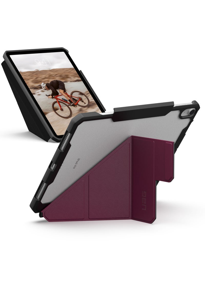 Urban Armor Gear - UAG Essential Armor for iPad AIR 11 inch Case Cover (2024) M2 Folio with Pencil Holder and Adjustable Multi-Angle Viewing Stand - Bordeaux - Image 1