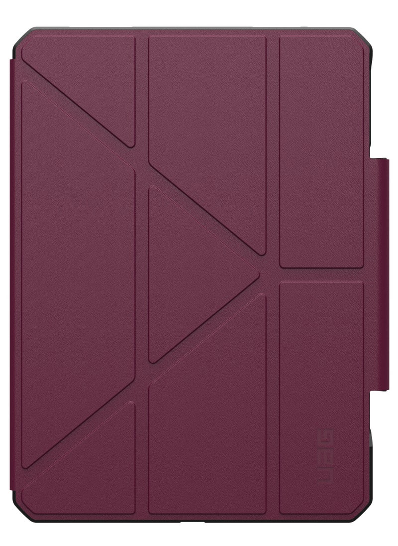 Urban Armor Gear - UAG Essential Armor for iPad AIR 11 inch Case Cover (2024) M2 Folio with Pencil Holder and Adjustable Multi-Angle Viewing Stand - Bordeaux - Image 1