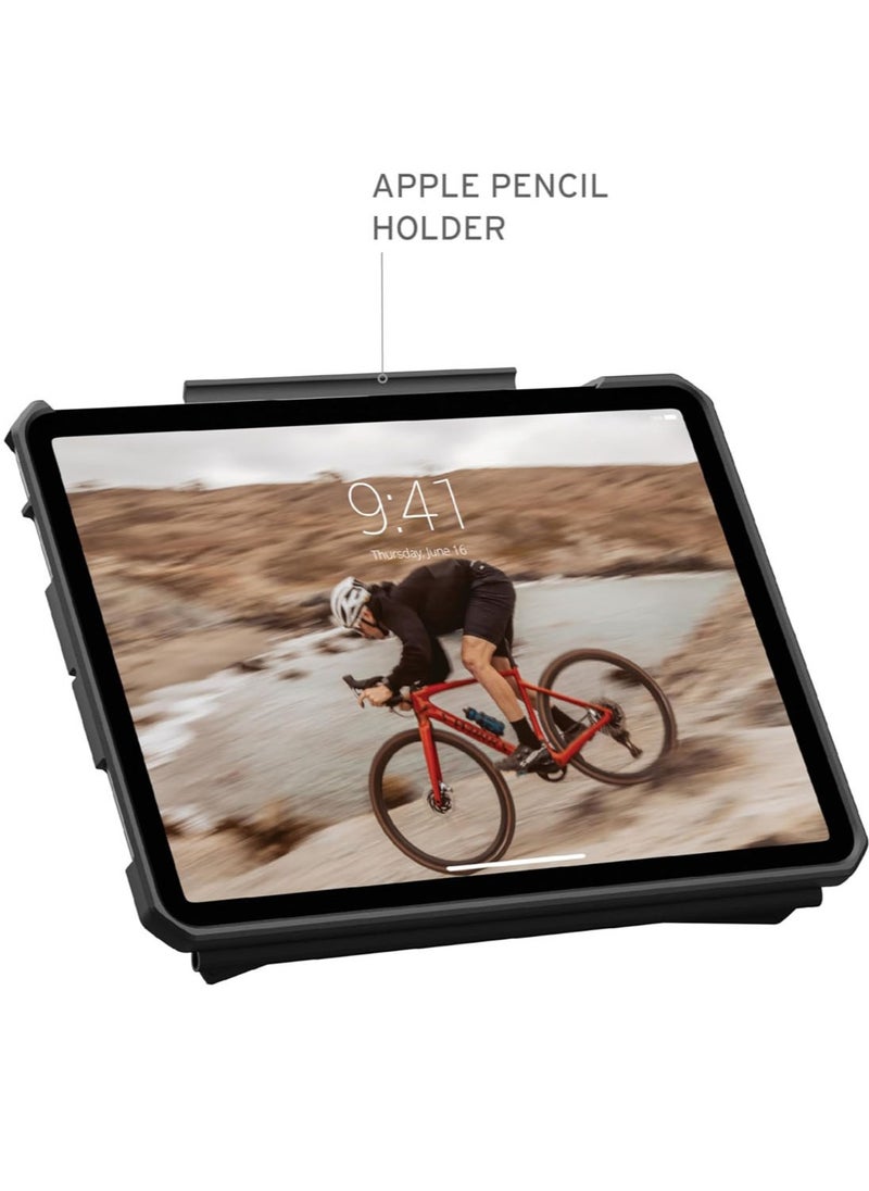 Urban Armor Gear - UAG Essential Armor for iPad AIR 11 inch Case Cover (2024) M2 Folio with Pencil Holder and Adjustable Multi-Angle Viewing Stand - Bordeaux - Image 1