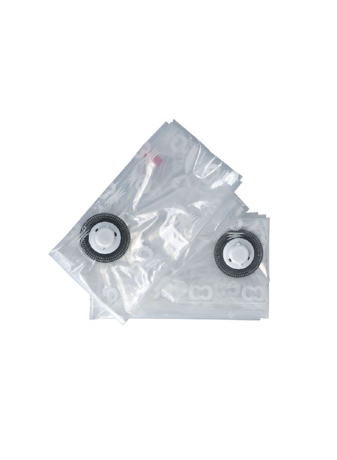 COMPACTOR 2-Piece Vacuum Bag Set Clear Medium and Large RAN2233 - Image 2