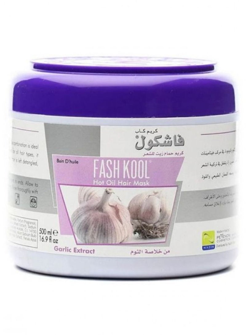 زيت للشعر بخلاصة الثوم من فاشكول 500 مل
