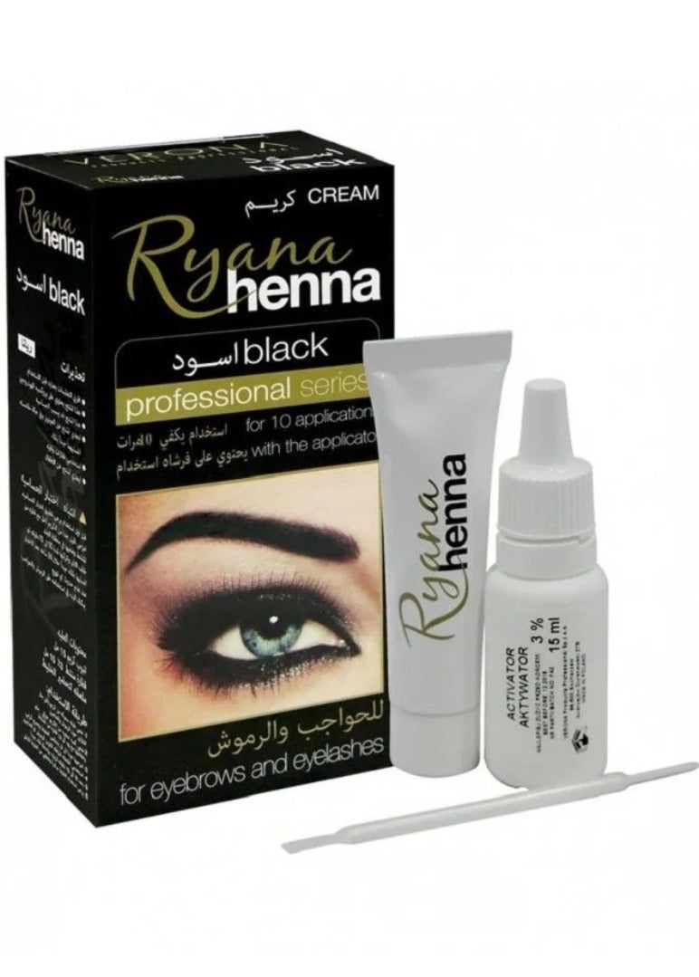 ريانا صبغة حناء للحواجب اللون أسود 15 مل - Image 2