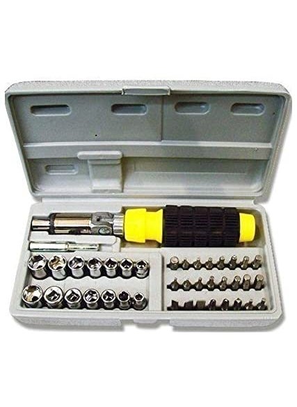 Ekdant Ekdant Powerful Drill Machine 10mm with 14 Bits and 41 pcs Screwdriver Toolkit  - Image 2