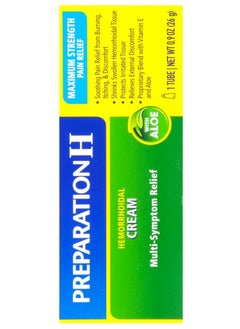 Preparation H Hemorrhoidal Cream, Maximum Strength Pain Relief, 26g  - Image 1