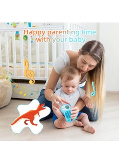 Arolo AROLO Baby Phone Toy: Baby Light-Up Phone Toy - Music and Soft Teether - Educational Learning Toys for Infants and Toddlers  - Image 4