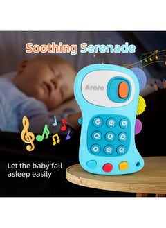 Arolo AROLO Baby Phone Toy: Baby Light-Up Phone Toy - Music and Soft Teether - Educational Learning Toys for Infants and Toddlers  - Image 5