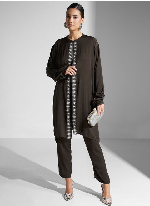Ensemble Robe & Pant Co-ord Set