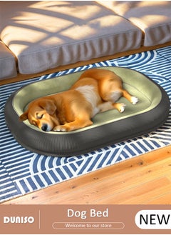 DUNISO Dog Bed, Non-Slip Pet Sofa Lounger Puppy Couch Removable Machine Washable Cover Cushion Big Cat Kennel Cot, Medium Large Adult Dogs Kitten Sleeping Mattress  - Image 1