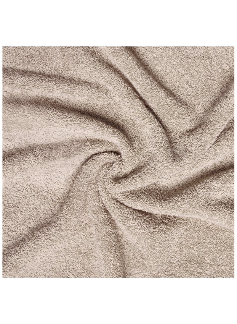 Aten Homeware ATEN Homeware Supreme Egyptian Cotton Bath Towel Set – 4 Piece Set with 2 Large Bath Towels & 2 Hand Towels, Ultra Soft, Highly Absorbent, OEKO-TEX Certified, Made in Egypt - (Colour: Café) - 4 PIECES  - Image 2