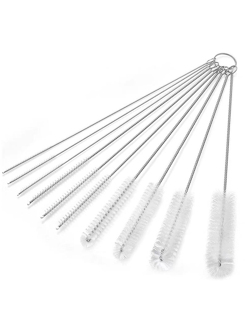10pcs Nylon Bottle Straw Household Cleaning Brush Set Kitchen Cleaner Brushes Bristle Kit Pipe Tube Bottle Straw Washing Kettle  - Image 2
