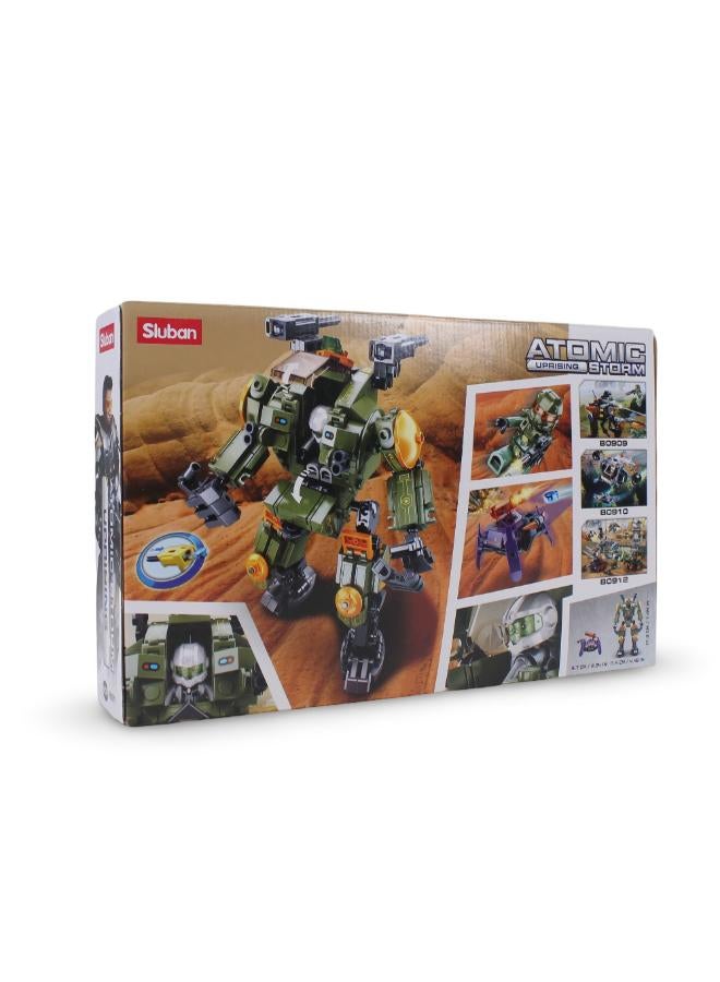 Sluban Atomic Uprising Storm Dire Wolf Assult Robot Building Blocks Set - 353 Pcs - Image 2