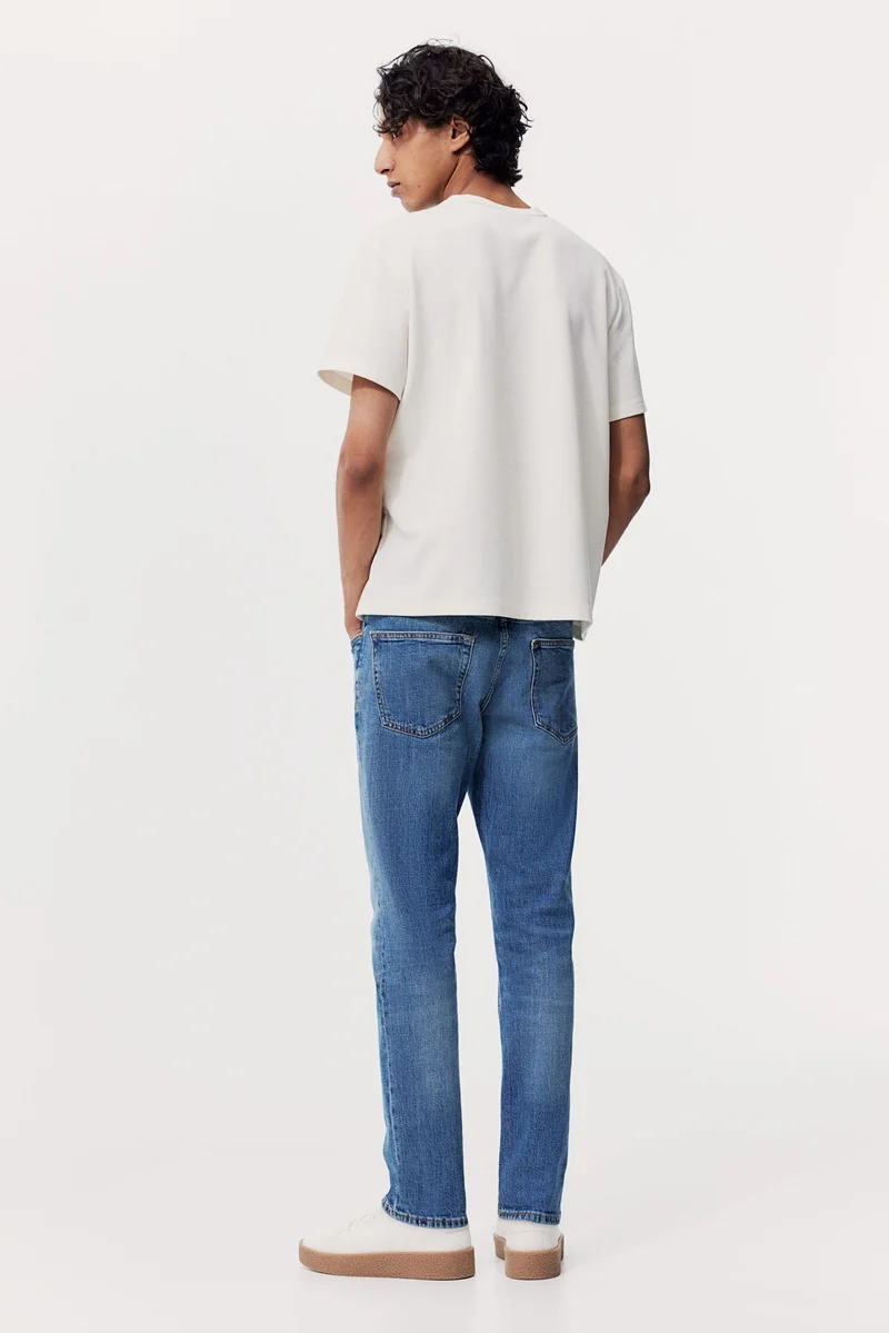 اتش اند ام جينز بقصة مستقيمة مدببة