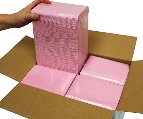Adenna Dental Bibs/Lap Cloths BIB744P - Disposable, Pink, Case of 500 - Image 4