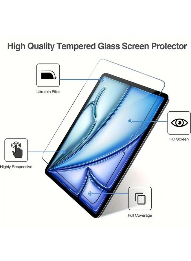 3Pcs Tempered Glass Screen Protector For iPad Air 11 2024 Protective Film - Image 5