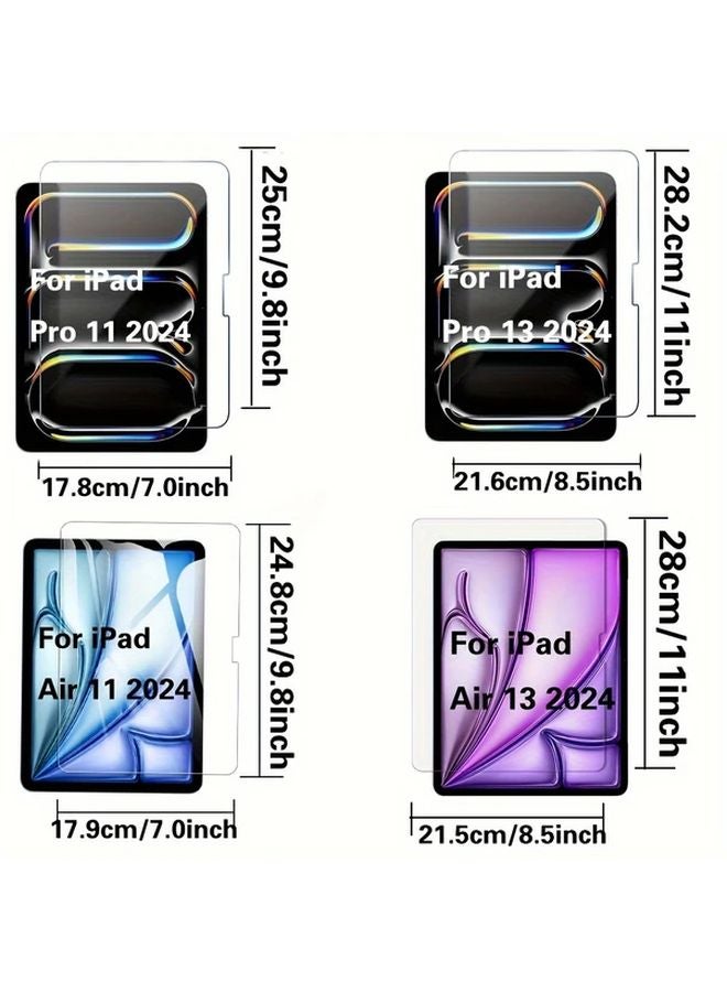3Pcs Tempered Glass Screen Protector For iPad Air 11 2024 Protective Film - Image 3
