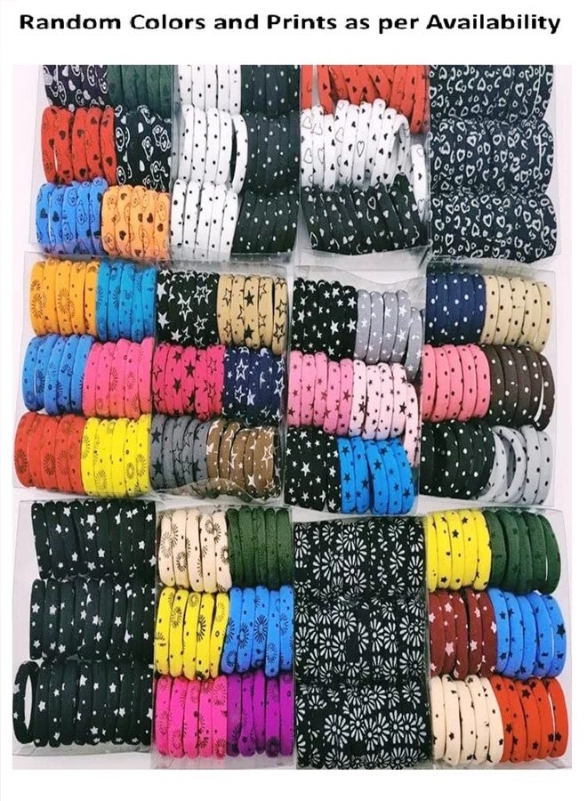 DIAN Assorted Pack of 30 Print Multicolor Hair Rubber Bands, Ponytail Holders, Hair Tie, Hair Bow, Hair Accessories for Women, Teens and Girl - Image 3